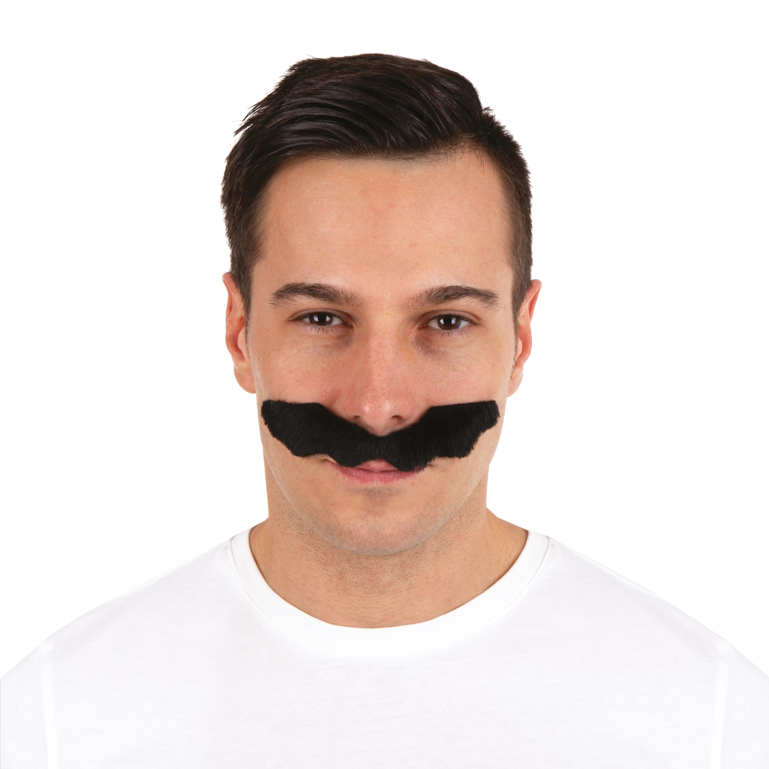 ptit-clown-schnurrbart-klempner-schwarz-kost-m-zubeh-r image 1
