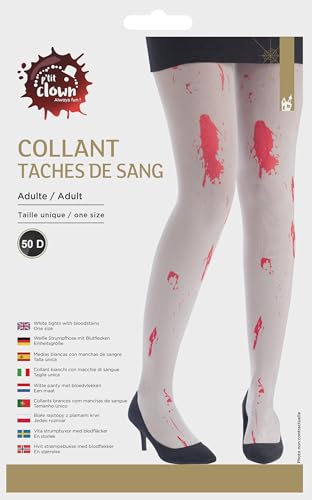 ptit-clown-strumpfhose-orange-fluo-f-r-erwachsene image 5
