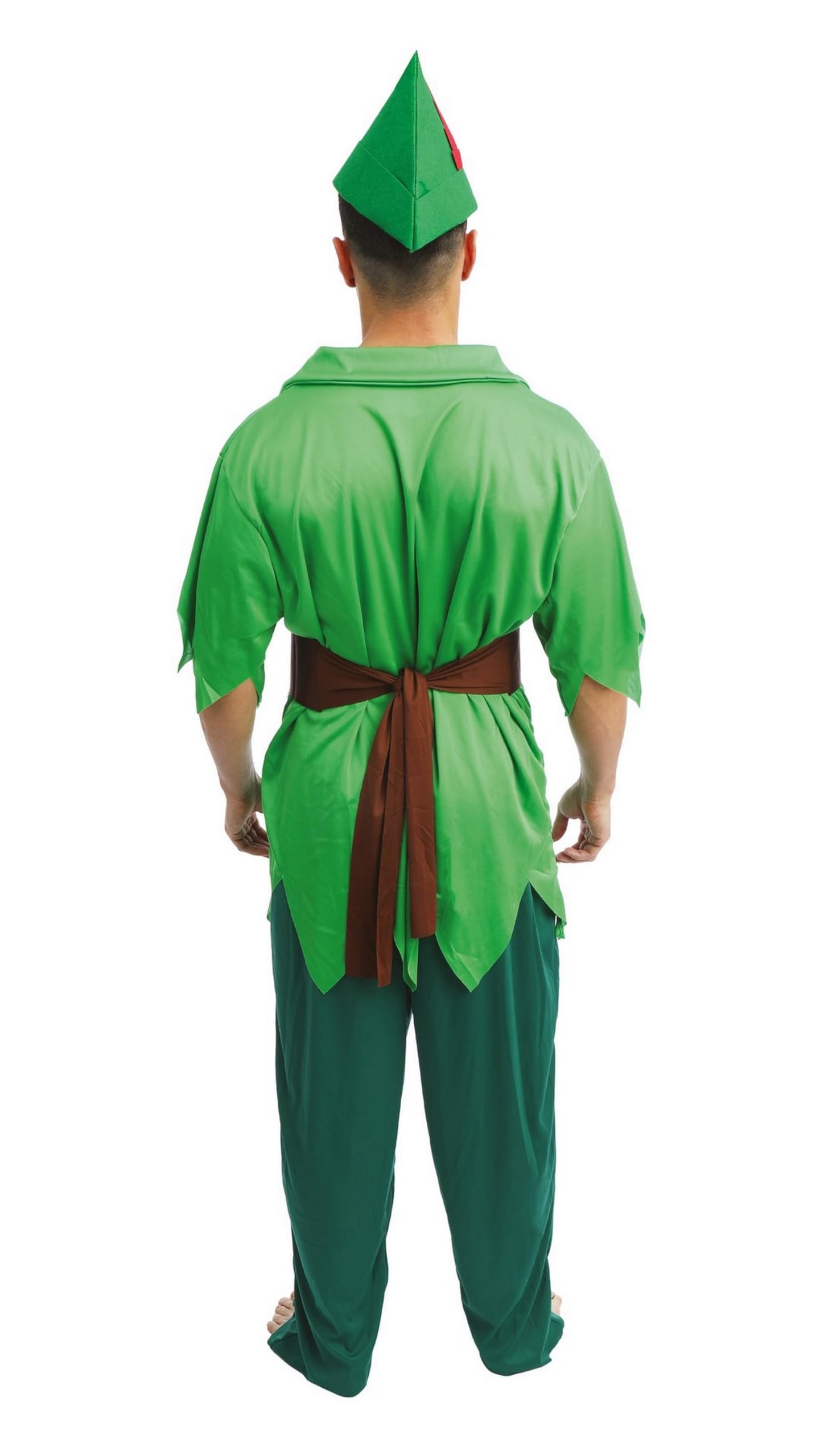 p-tit-clown-peter-kost-m-f-r-erwachsene-gr-nes-m-rchen-kost-m-aus-polyester image 3