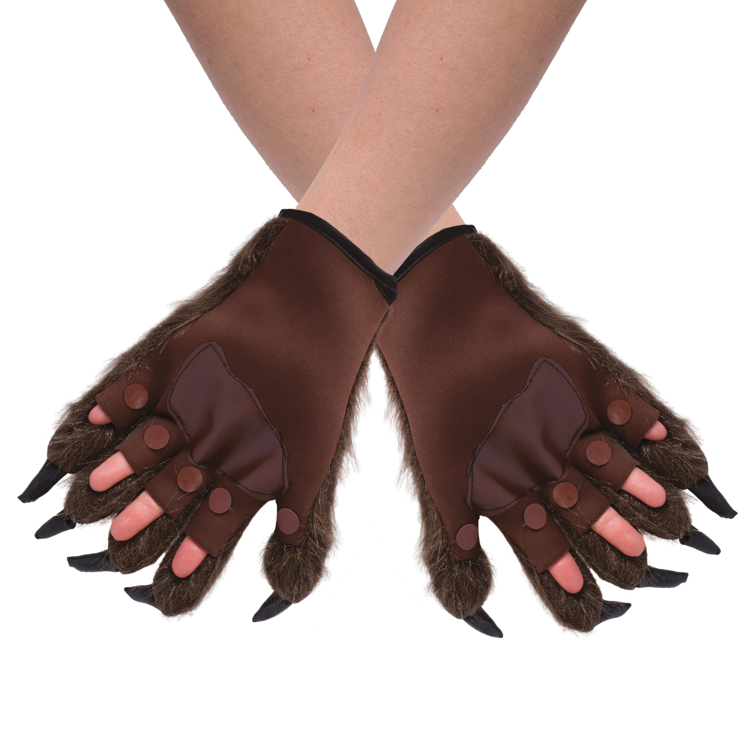ptit-clown-23525-werwolf-handschuhe-erwachsene-braun image 2