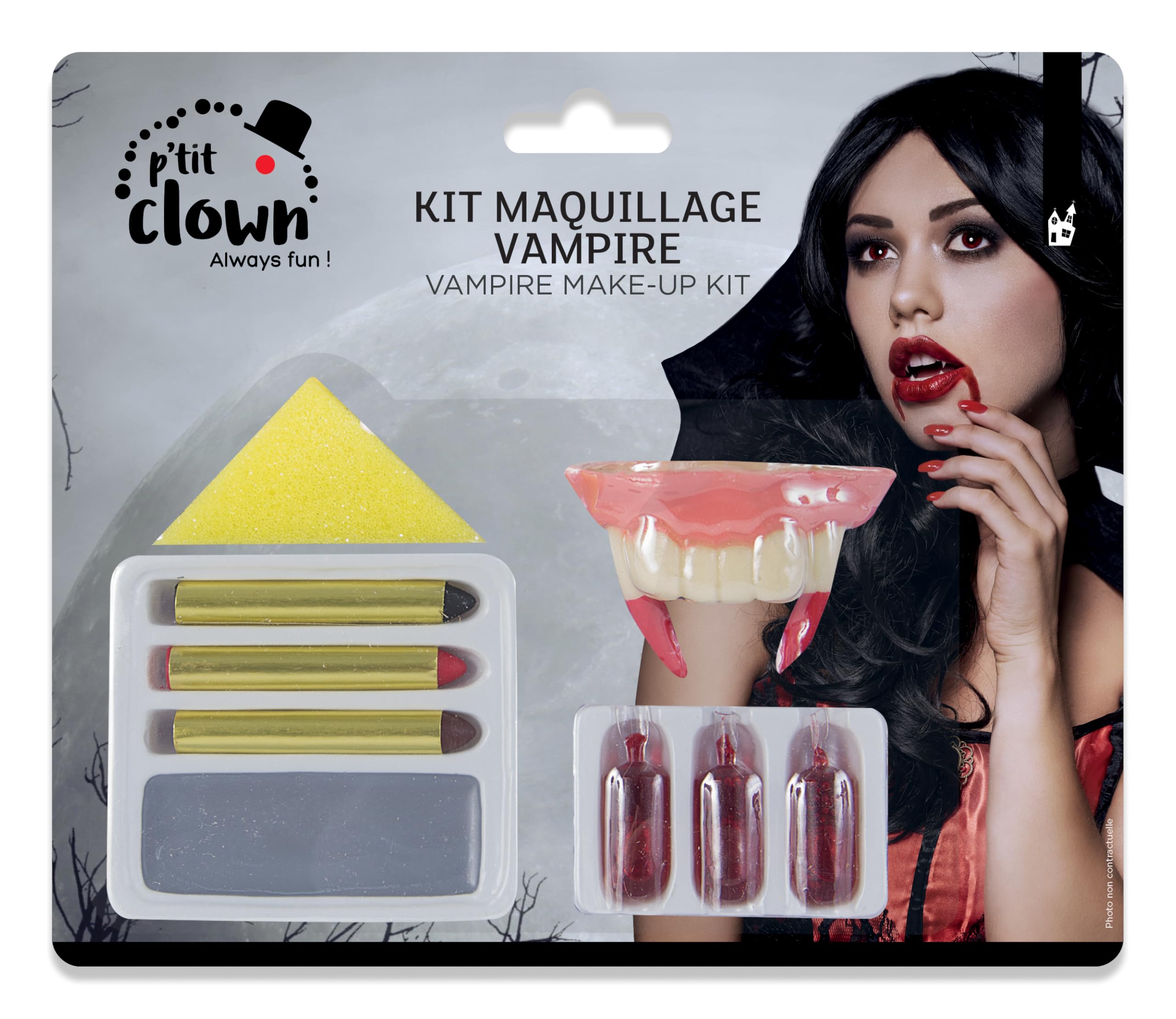 ptit-clown-vampire-schminkset-grau-halloween-make-up-set-erwachsene-abwaschbar image 1