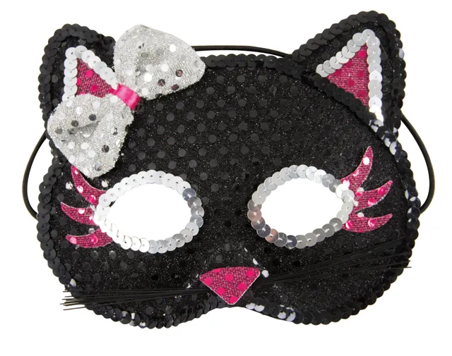 ptit-clown-augenmaske-katze-mit-pailletten-einheitsgr-e image 1