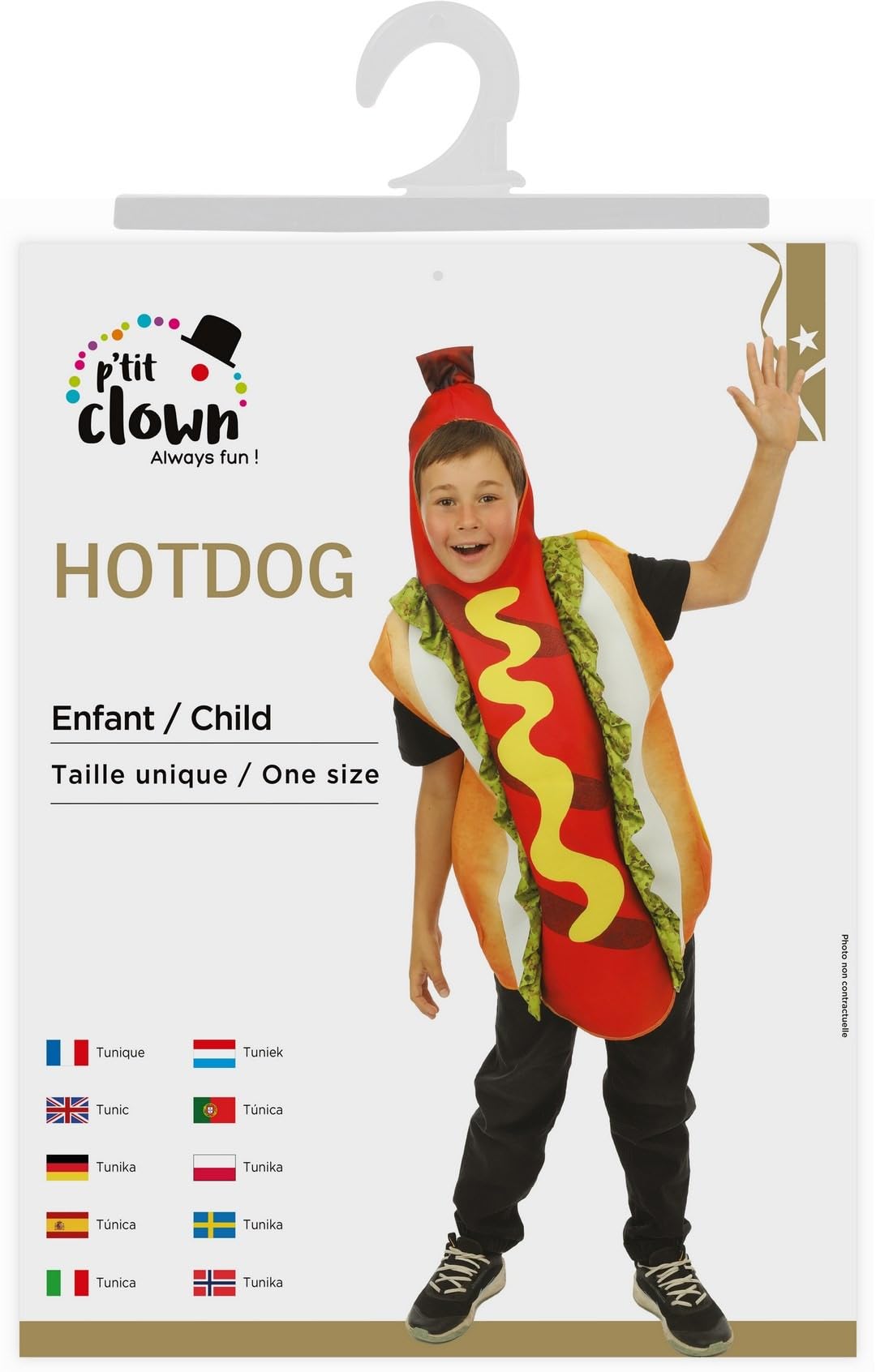 ptit-clown-fast-food-kinderkost-m-tunika-unisex-einheitsgr-e image 5