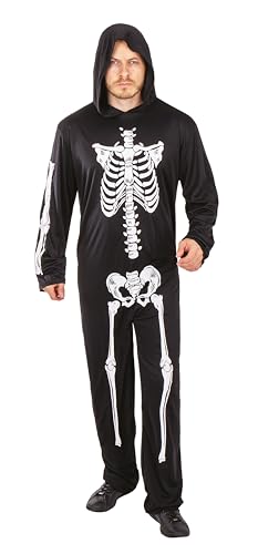 p-tit-clown-skelett-kost-m-erwachsene-l-xl-overall-mit-kapuze image 7