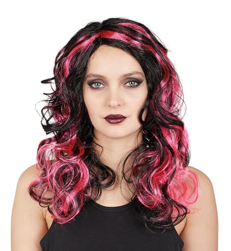ptit-clown-hexenper-cke-gewellt-schwarz-rosa-einheitsgr-e image 6