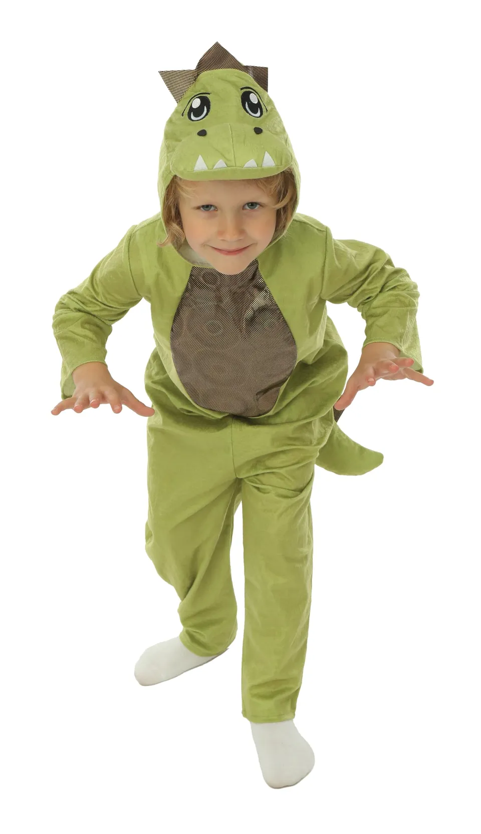 ptit-clown-dinosaurierkost-m-kinder-overall-gr-n-polyester image 1