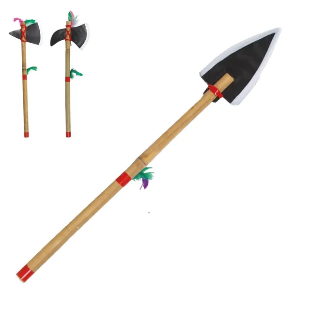 ptit-clown-36930-indianer-waffe-kost-mzubeh-r-38-45-cm-mehrfarbig image 1