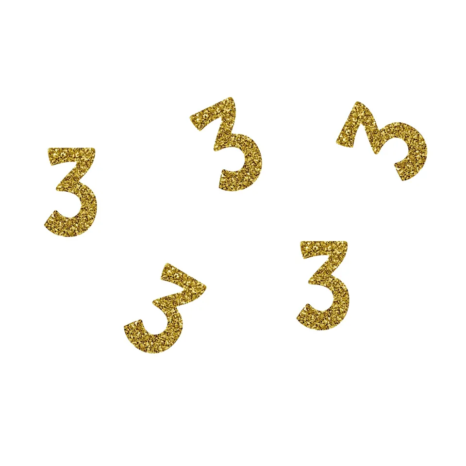 p-tit-clown-glitzer-konfetti-zahl-3-gold-50-st-ck-tischkonfetti image 1