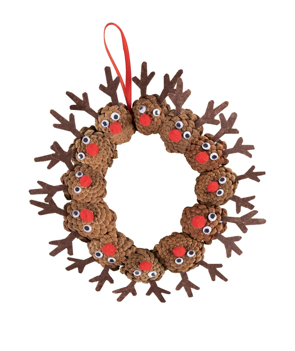 ptit-clown-t-rkranz-rentier-diy-47-cm-mit-band image 1