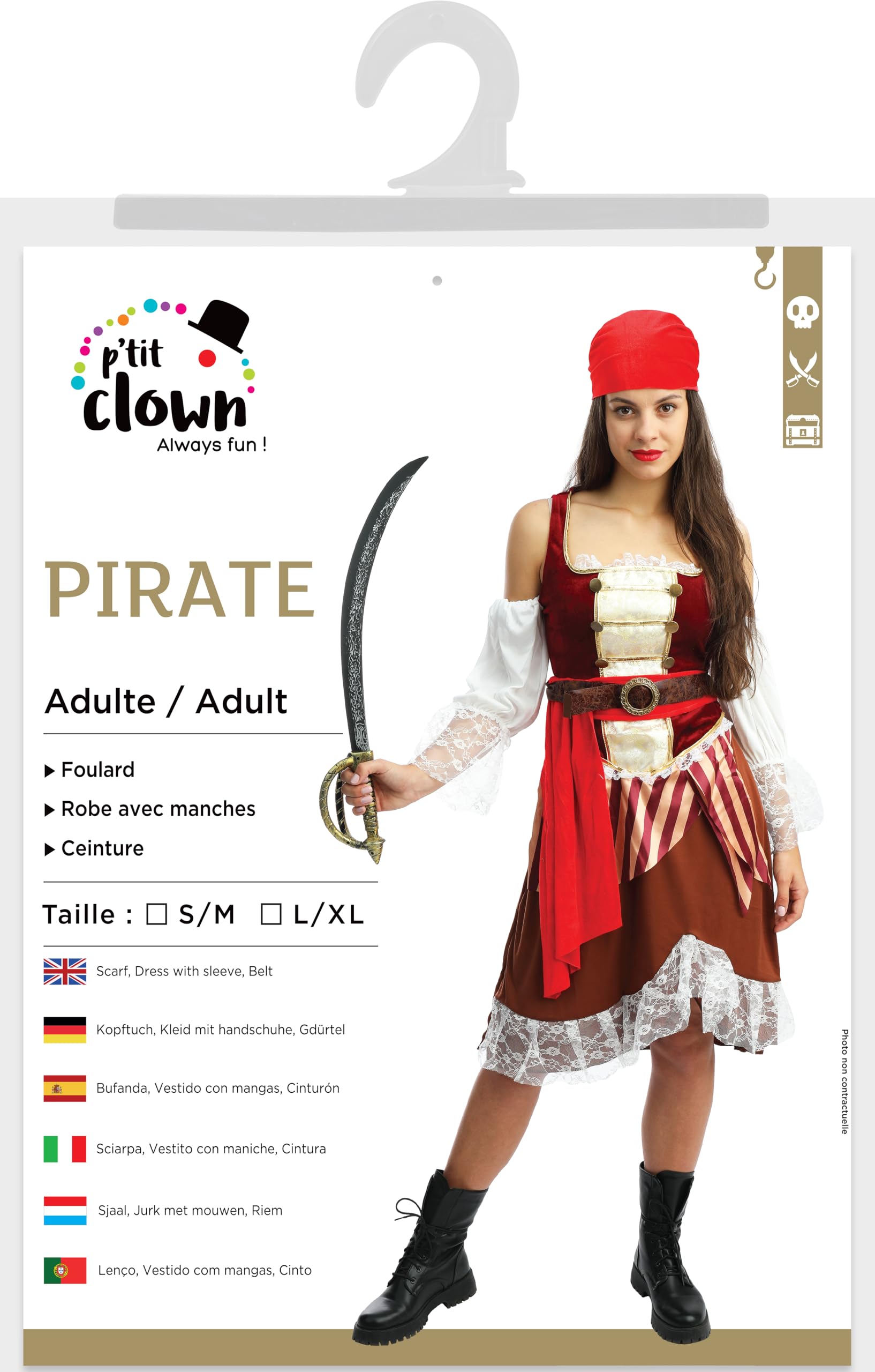 p-tit-clown-luxus-piratenkost-m-damen-erwachsene-polyester image 5