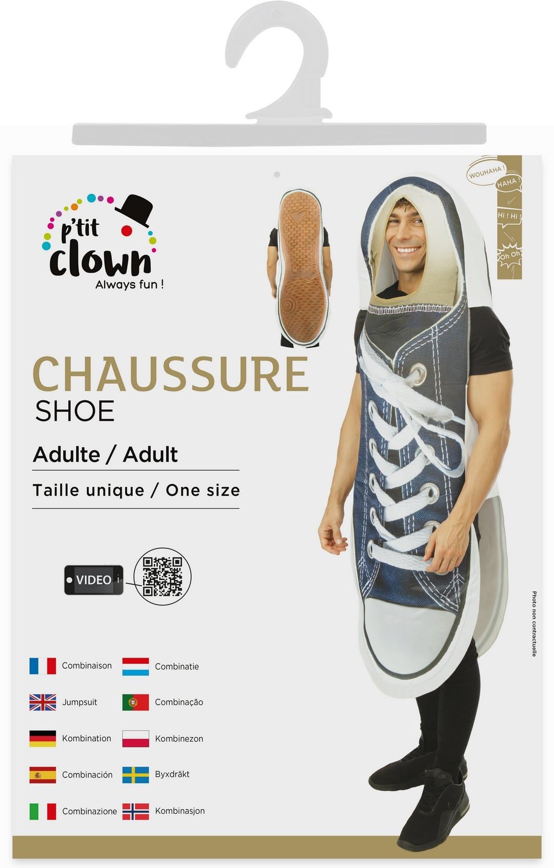 p-tit-clown-zielscheiben-tunika-kost-m-f-r-erwachsene-einheitsgr-e image 5