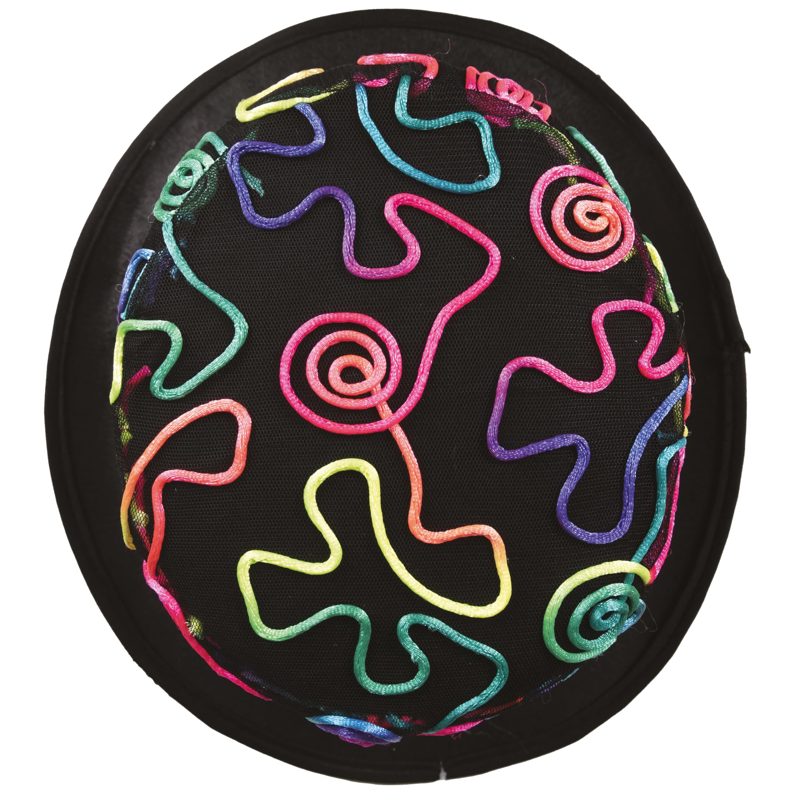 p-tit-clown-46503-filz-zylinder-schwarz-mit-neon-kordel-erwachsene image 4