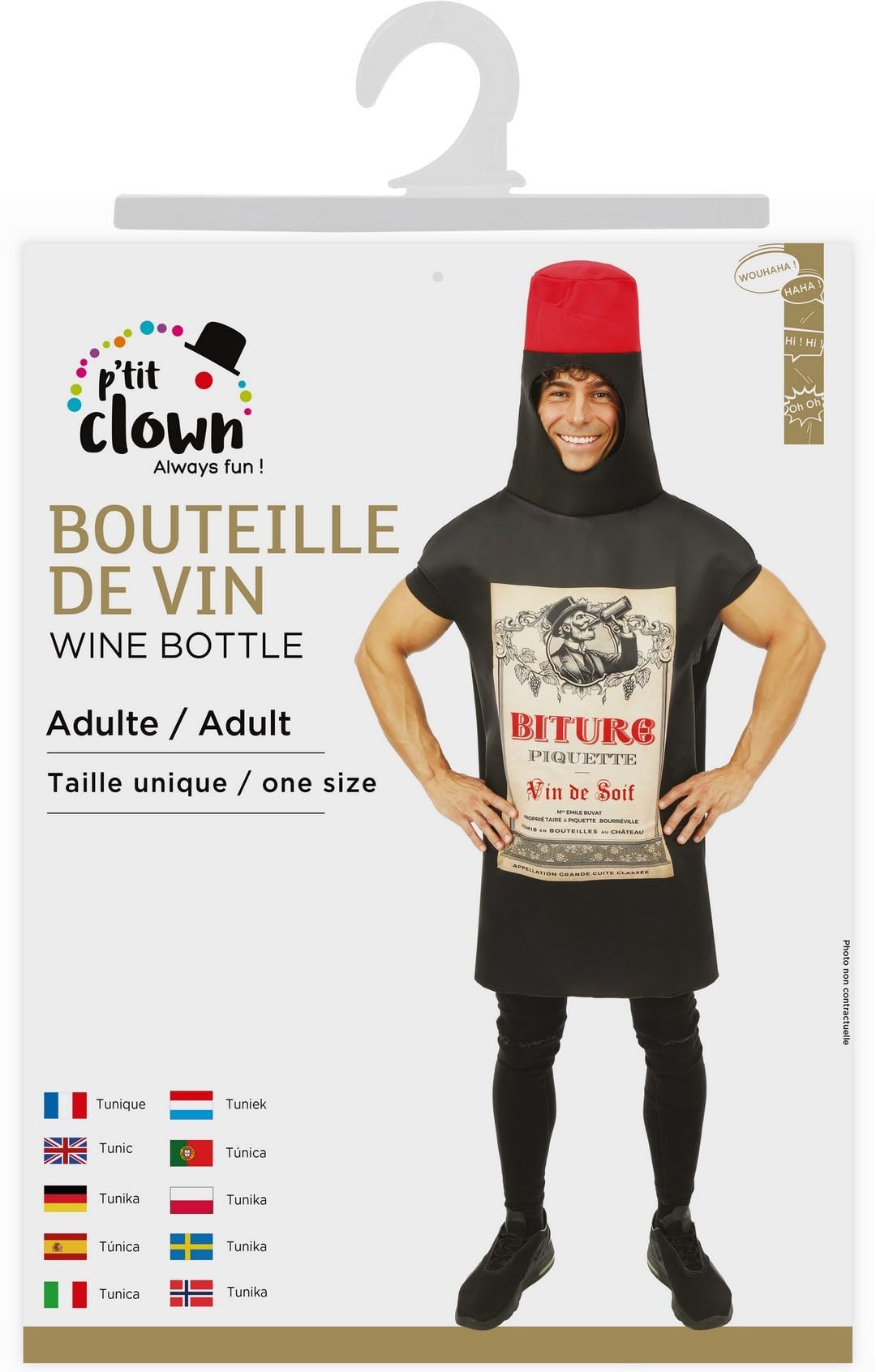 p-tit-clown-flaschen-kost-m-pastis-super-einheitsgr-e-polyester image 7
