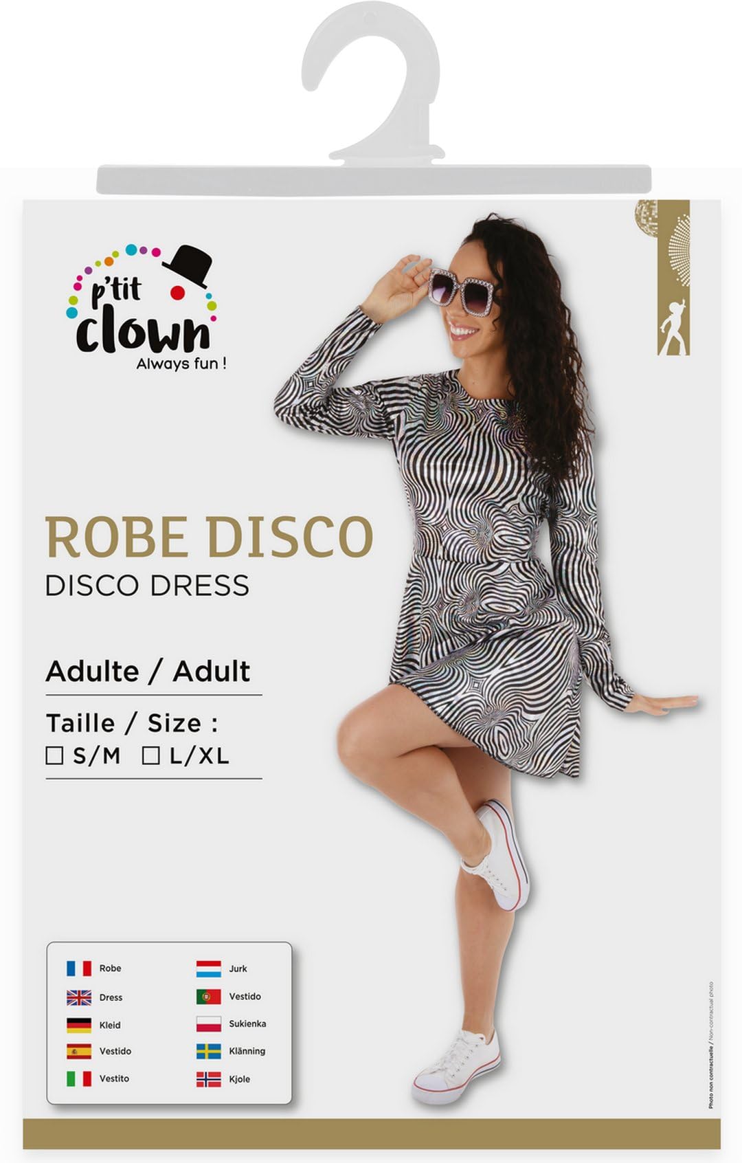 p-tit-clown-22680-discokleid-silber-erwachsene-l-xl image 4
