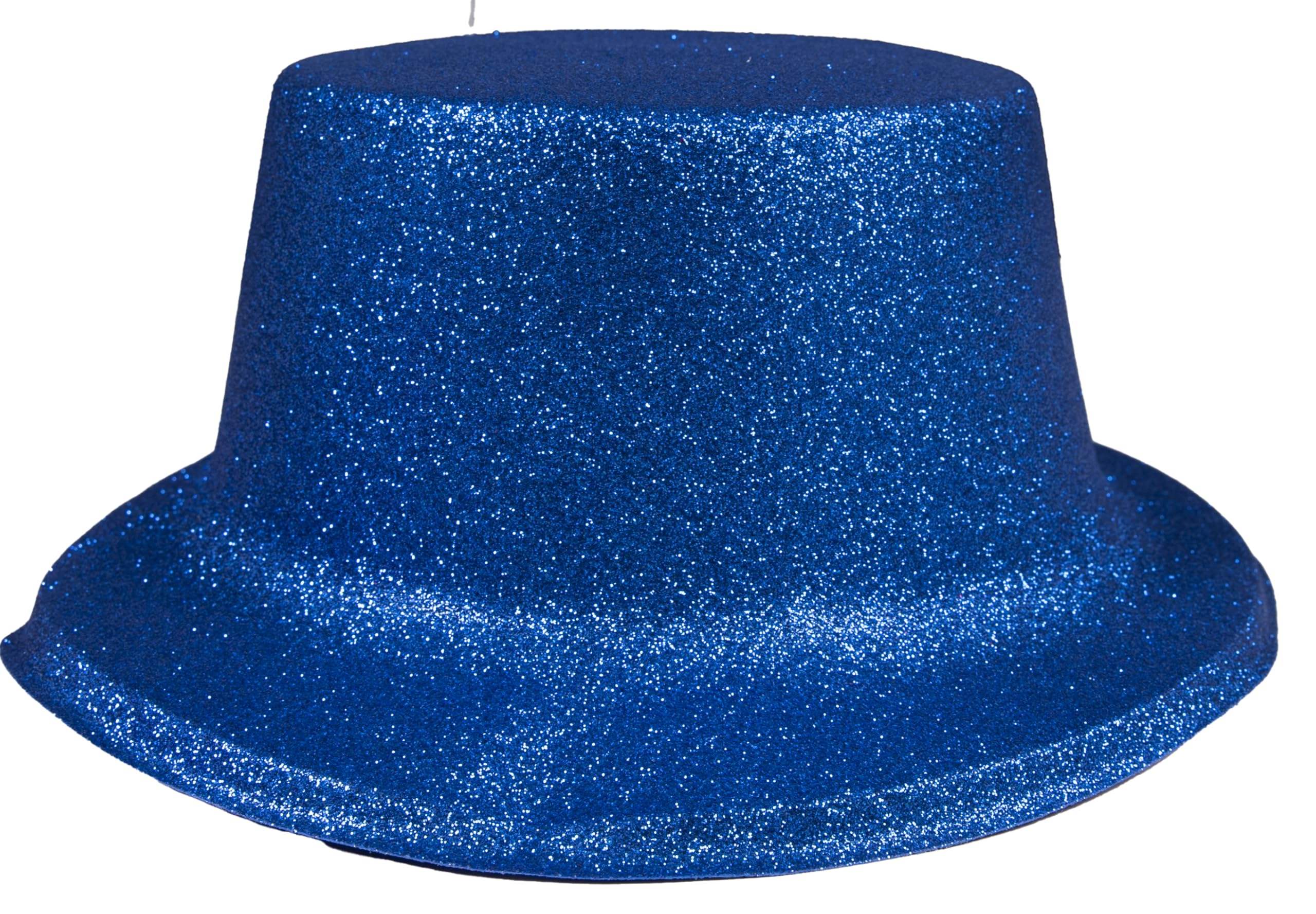 ptit-clown-pailletten-hut-blau-gl-nzend-partyhut-kunststoff image 2
