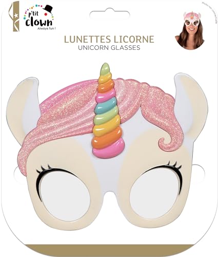 ptit-clown-einhorn-brille-partybrille-accessoire image 5