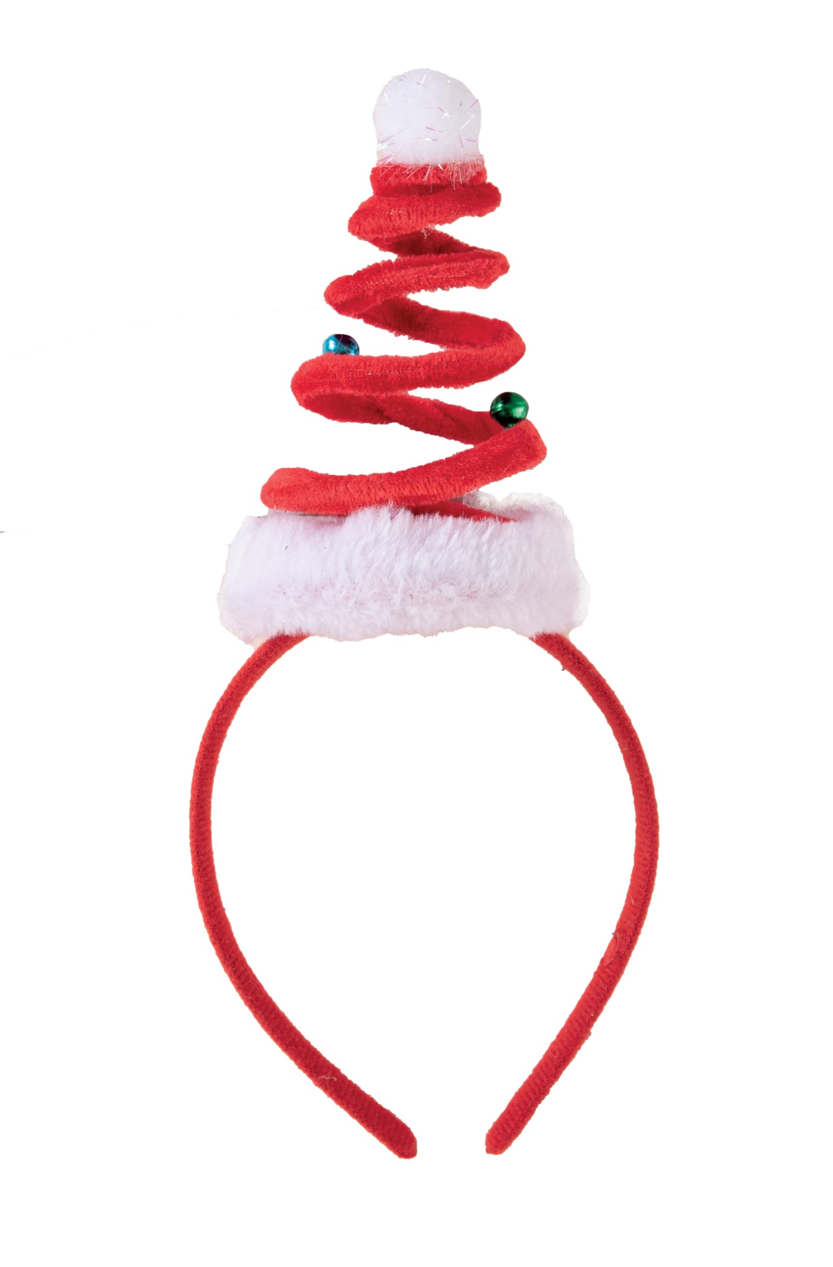 ptit-clown-weihnachtsbaum-haarreif-mit-glocke-rot-wei image 3