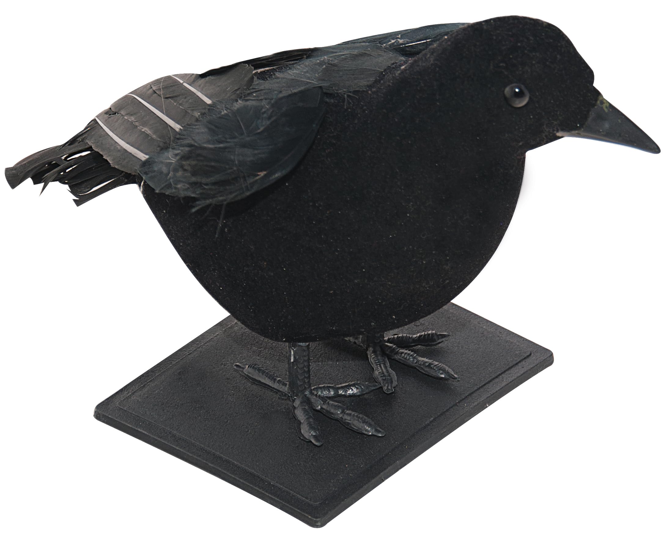 ptit-clown-deko-rabe-corbeau-noir-mit-federn image 1
