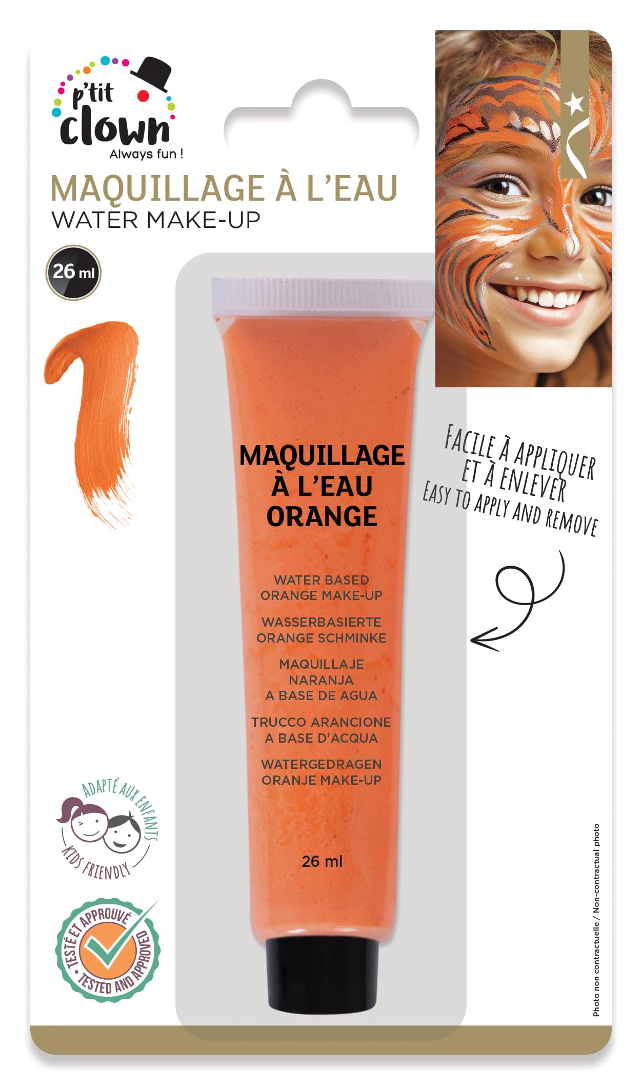 ptit-clown-24105-wasserfarbe-in-tube-26-ml-orange image 1
