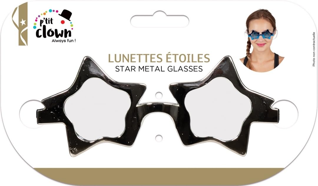 ptit-clown-35322-brille-etoile-metallic-kunststoff-mehrfarbig image 6
