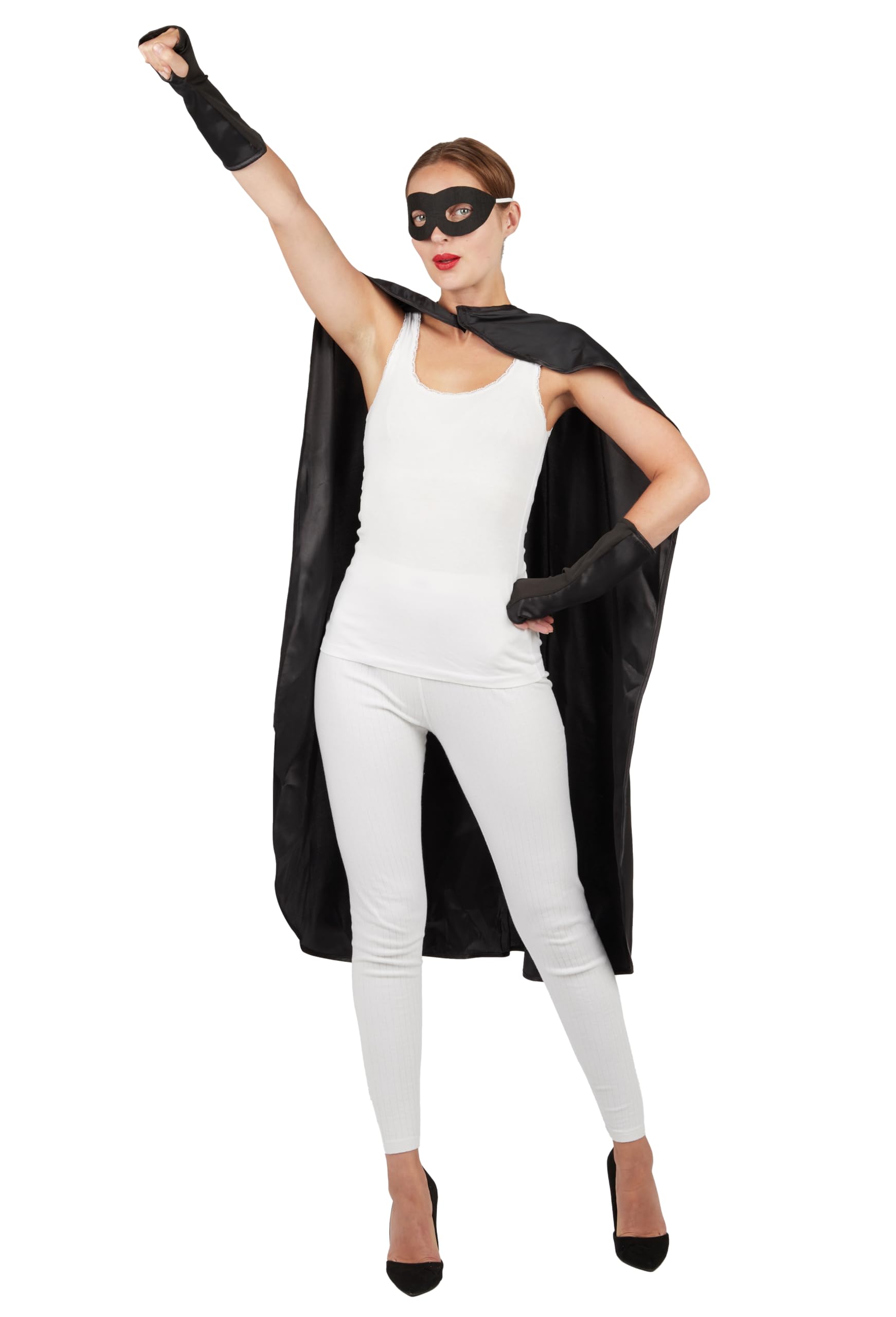 ptit-clown-superhelden-kit-f-r-erwachsene-einheitsgr-e-schwarz image 2