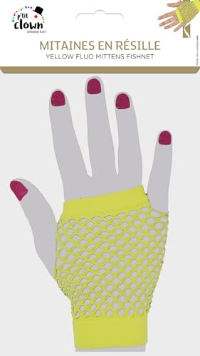 ptit-clown-90316-fingerlose-netz-handschuhe-neongelb-einheitsgr-e-1-paar image 8