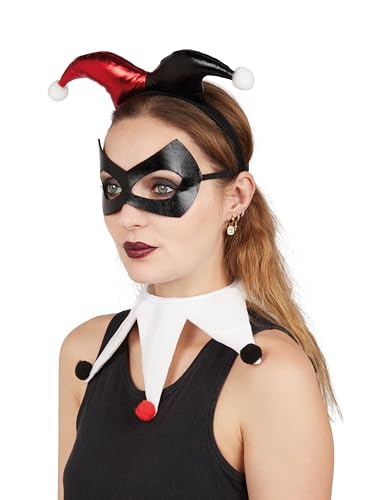 p-tit-clown-harlekin-zubeh-r-set-haarreif-maske-kragen-einheitsgr-e image 7