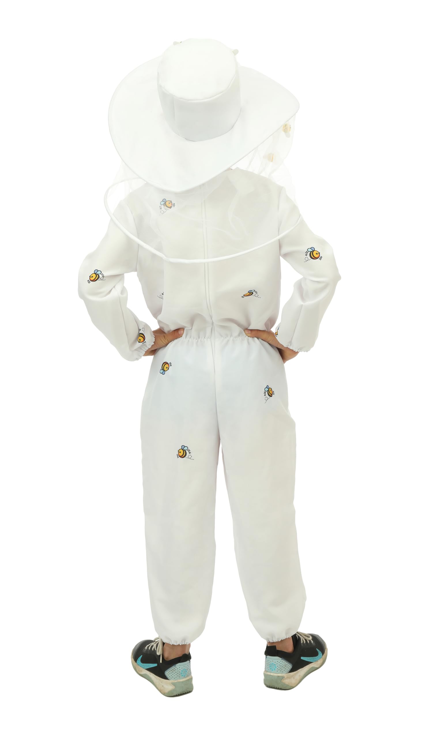 p-tit-clown-imker-kost-m-f-r-kinder-overall-mit-hut-wei image 3