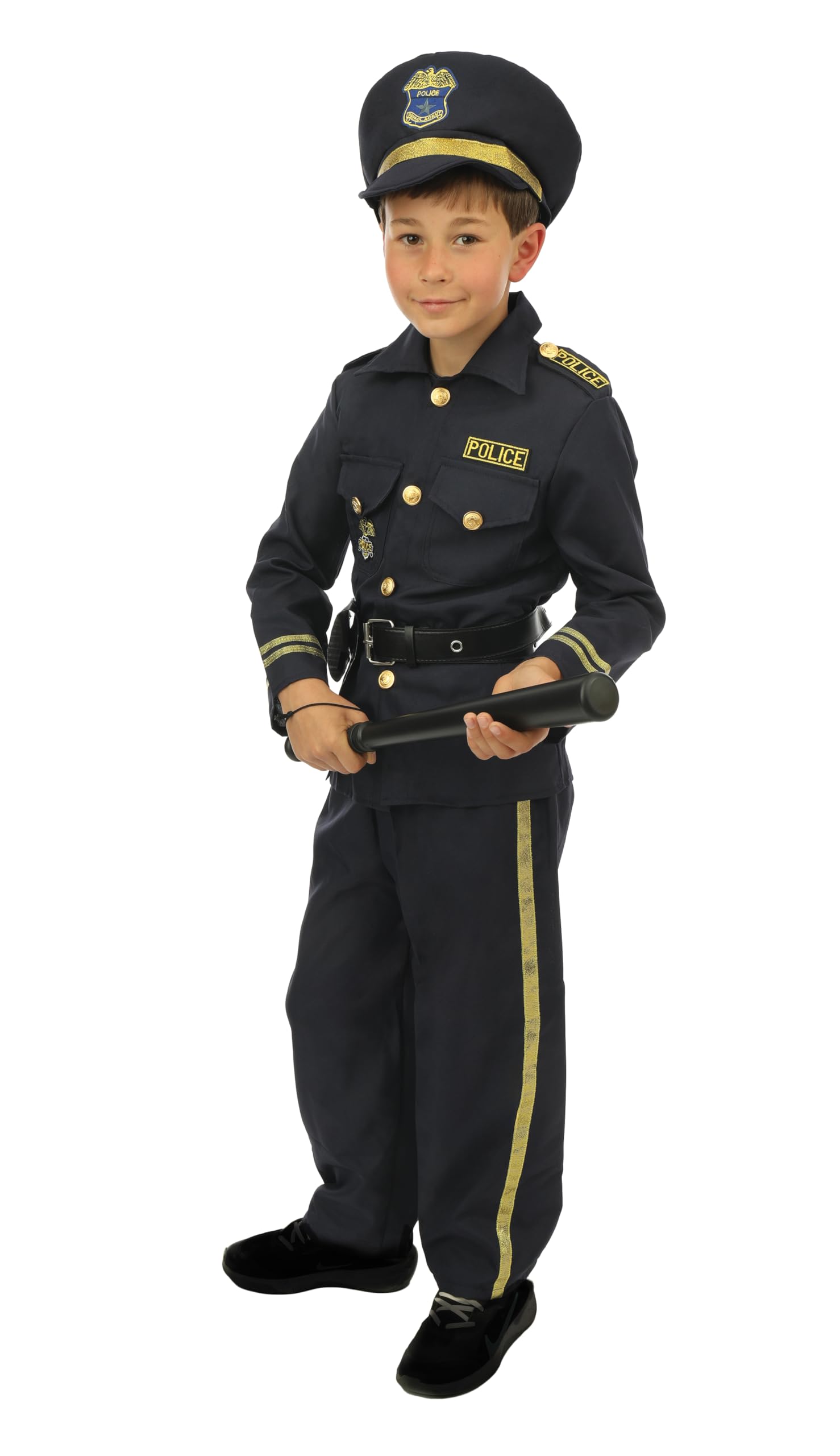p-tit-clown-polizistenkost-m-kinder-unisex-schwarz image 2