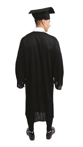 p-tit-clown-amerikanisches-studentenkost-m-f-r-erwachsene-schwarz-mit-robe-krawa image 8