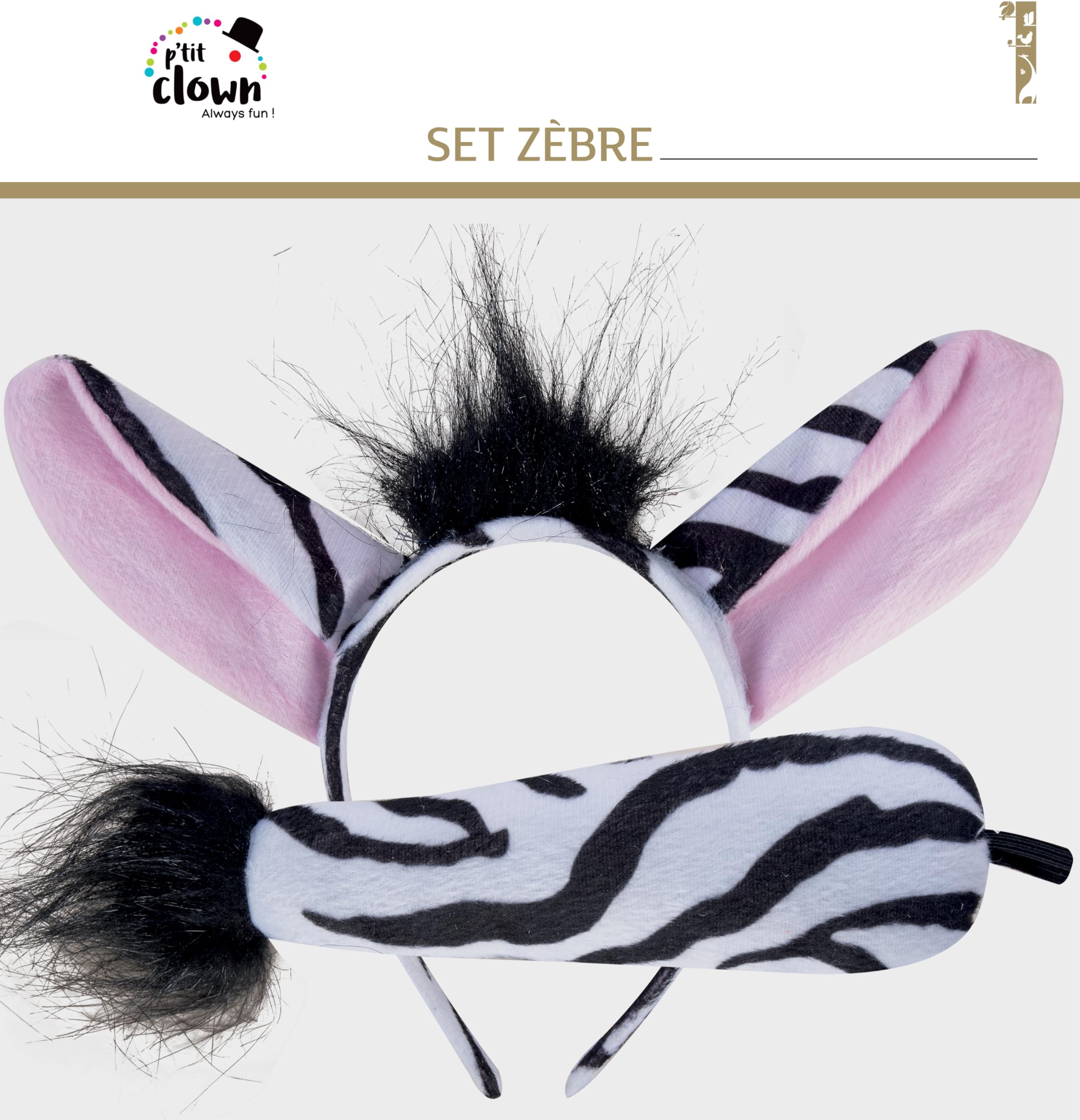 ptit-clown-14005-kost-m-zubeh-r-schwarz-wei image 3
