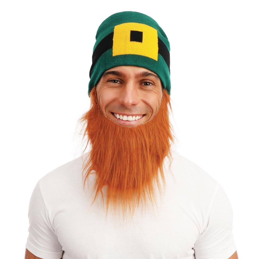 ptit-clown-st-patrick-s-day-m-tze-mit-bart-kost-mhut-f-r-erwachsene image 1