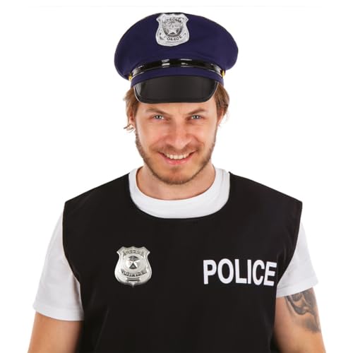 p-tit-clown-10022-badge-polizist-7-cm-metall-silber image 7