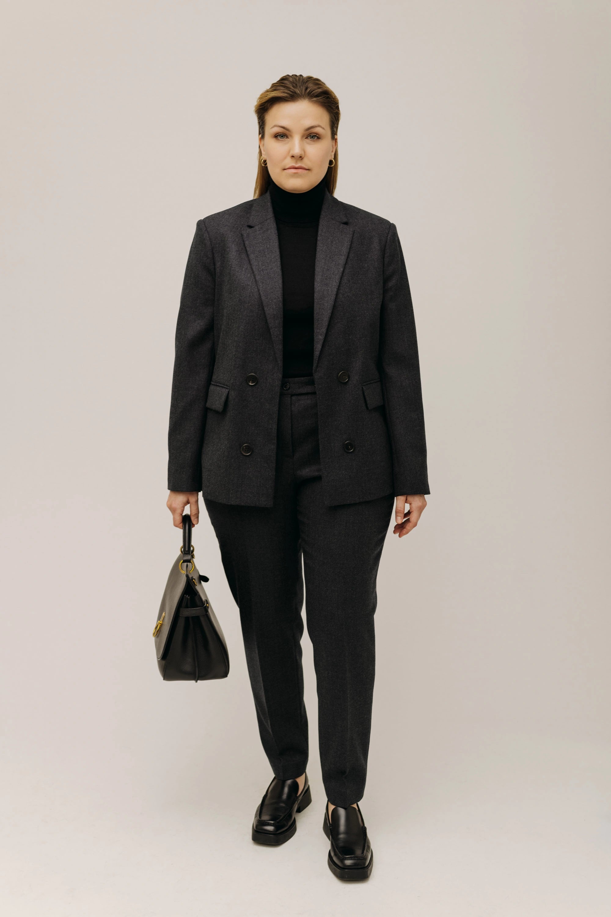 lotta-ludwigson-lotta-blazer-grau-melange image 1