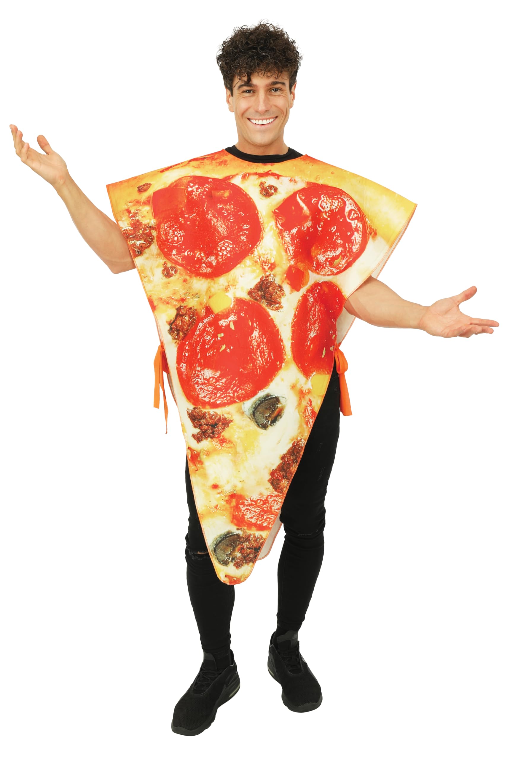 ptit-clown-food-tunika-kost-m-erwachsene-einheitsgr-e-ei-pizza-pommes-hotdog-bur image 1