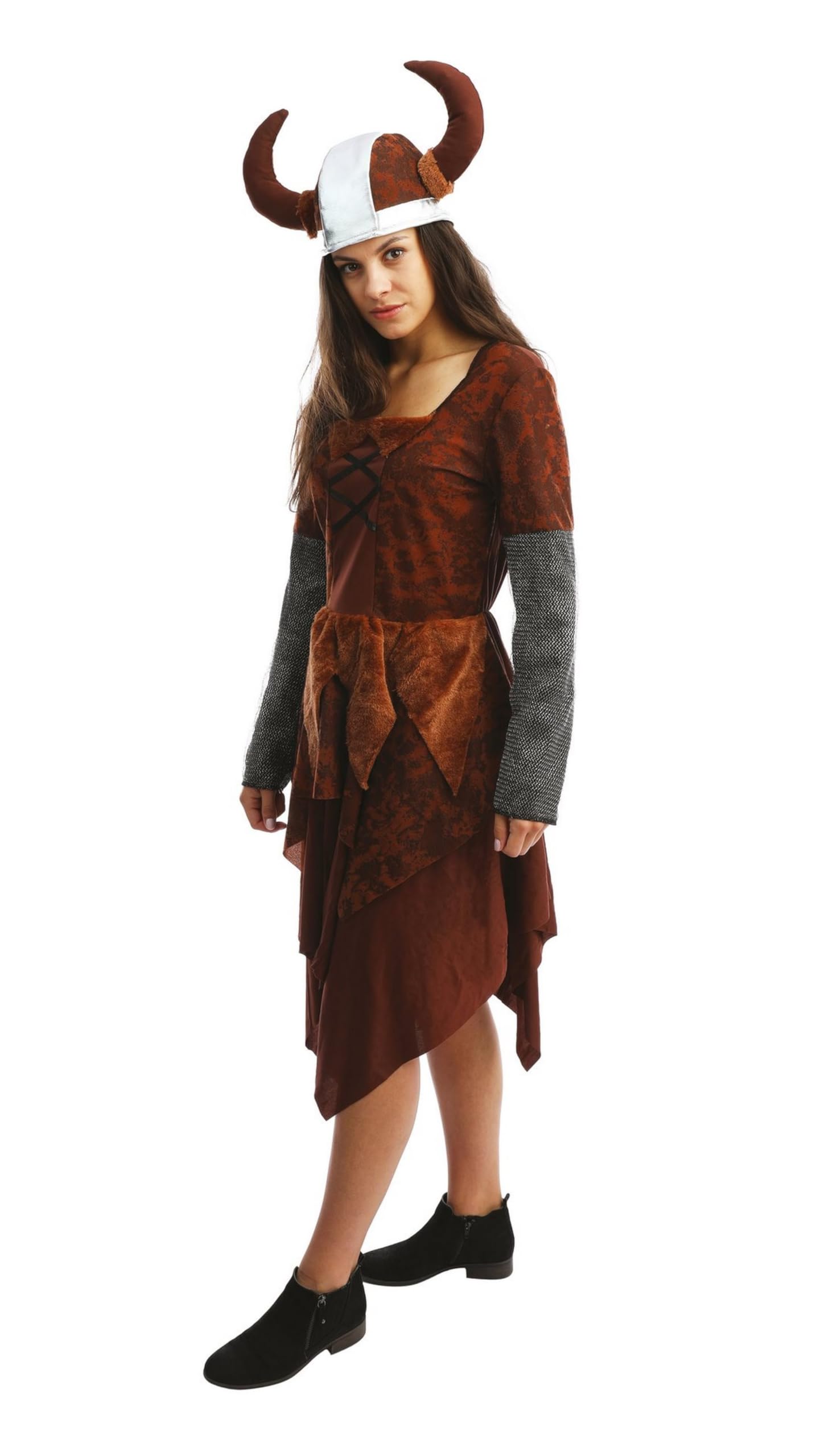 p-tit-clown-wikinger-kost-m-f-r-damen-authentisches-polyester-outfit-f-r-karneva image 2