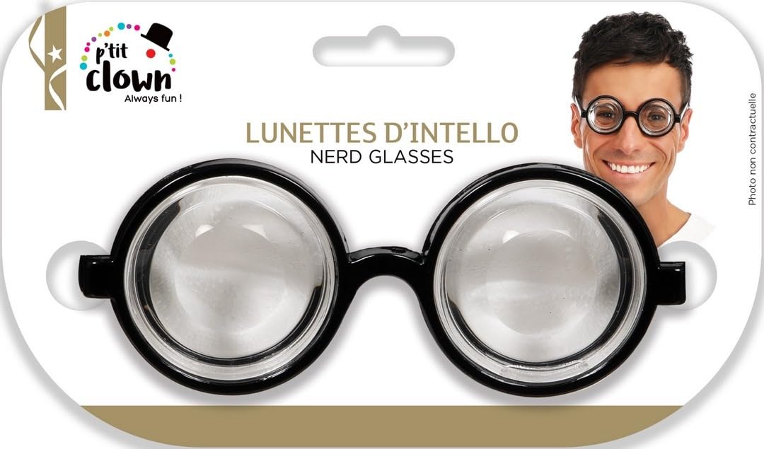 p-tit-clown-intello-brille-kost-mbrille-erwachsene-unisex-schwarz image 6