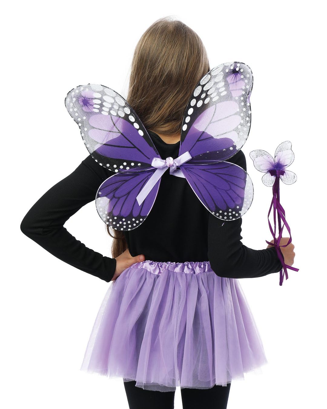 ptit-clown-80240-schmetterling-kost-mset-kinder-violett-tutu-fl-gel-haarreif-zau image 4