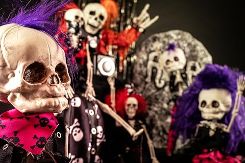 ptit-clown-halloween-deko-punk-skelett-40-cm-rosa-mann image 6