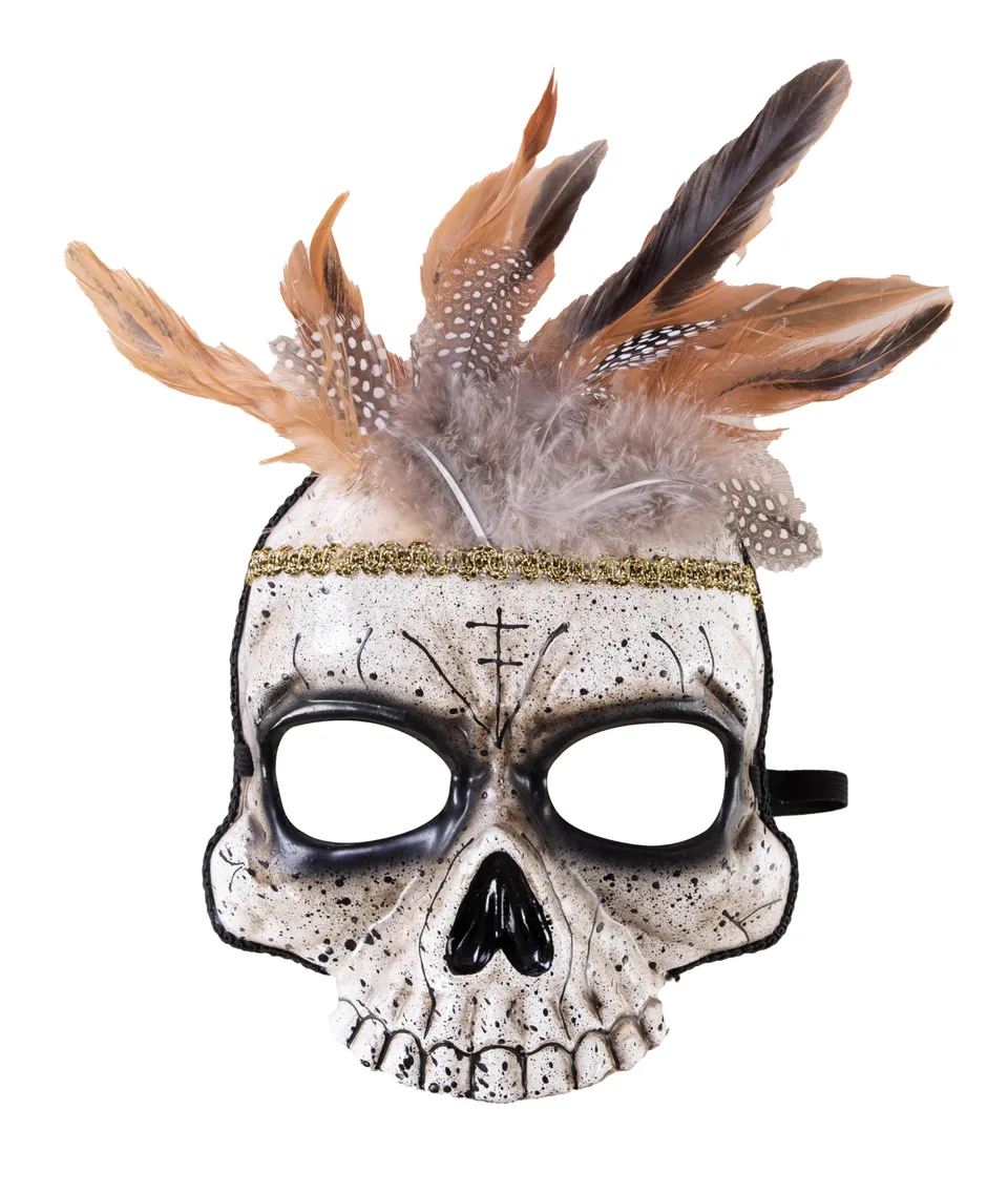 ptit-clown-voodoo-halbmaske-kost-m-accessoire image 1