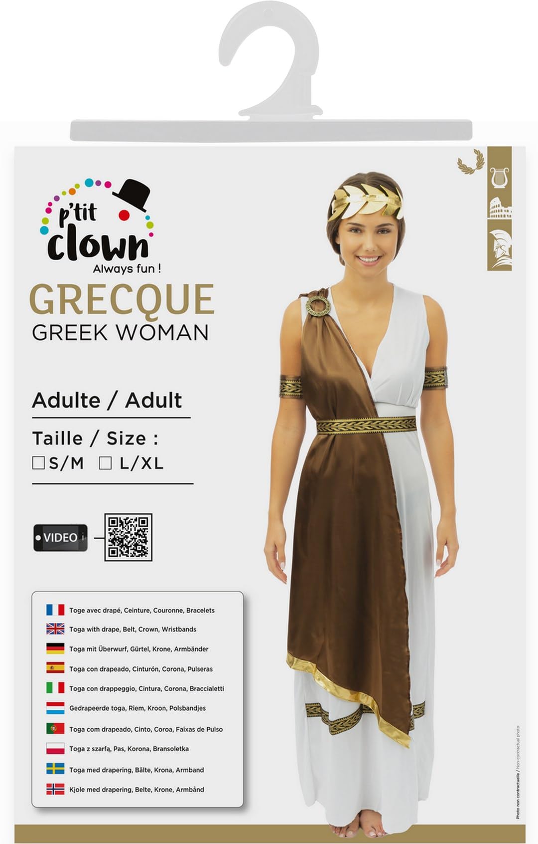 ptit-clown-premium-kost-m-griechisch-damen-toga-g-rtel-krone-armb-nder-erwachsen image 6