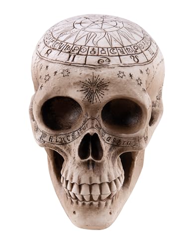 ptit-clown-deko-totenkopf-zum-hinstellen-20-cm-halloween-dekoration-aus-der-vood image 6