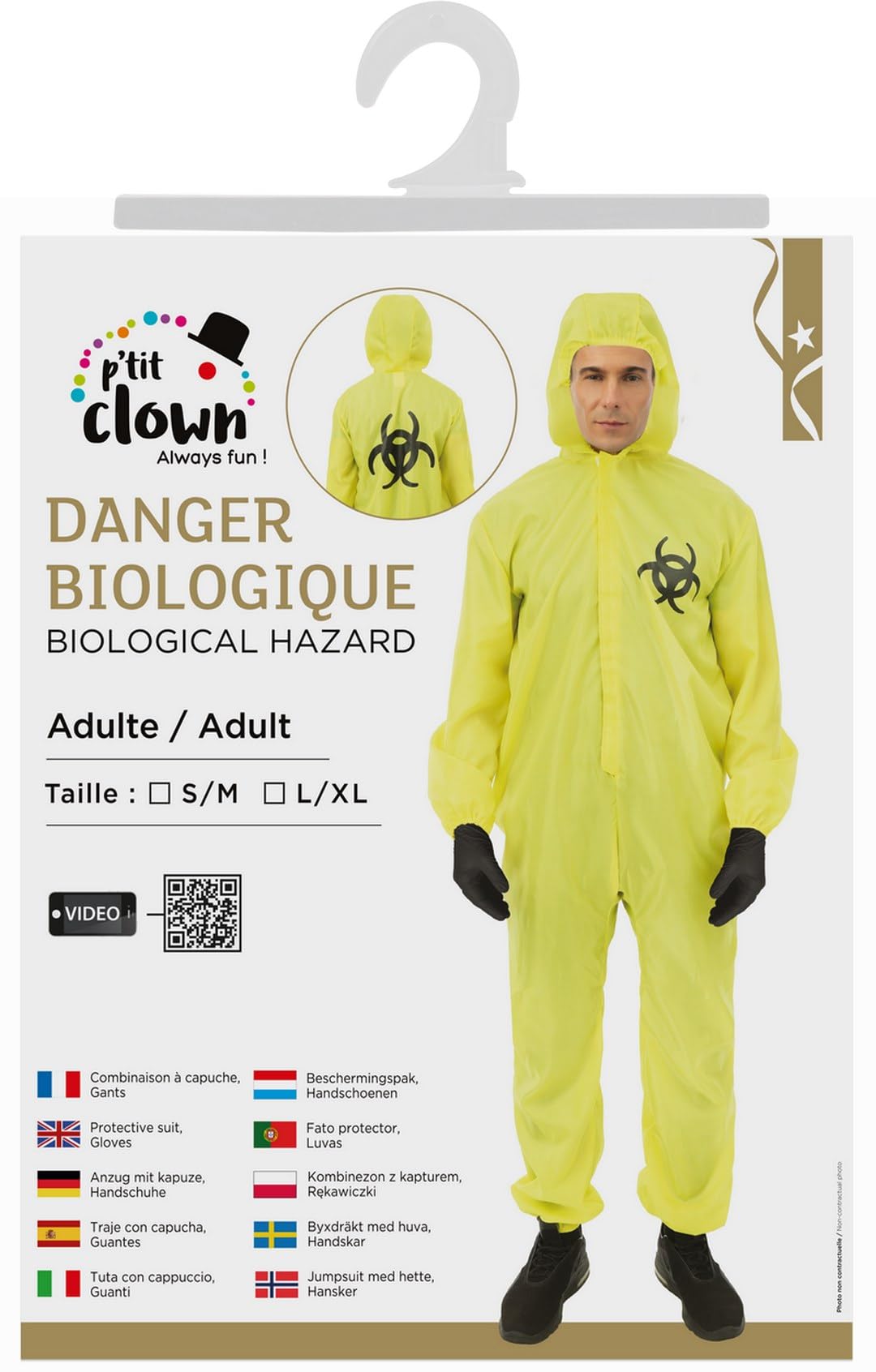 p-tit-clown-biologische-gefahr-chemiker-kost-m-erwachsene-gelb image 6