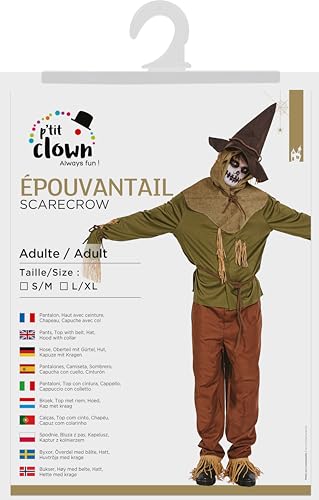 ptit-clown-halloween-kost-m-vogelscheuche-erwachsene-5-teilig image 7