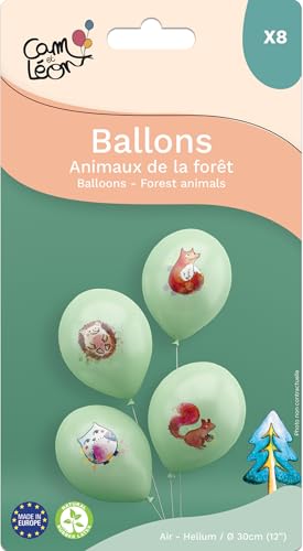 p-tit-clown-re22464-luftballons-geburtstag-waldtiere-30-cm-8-st-ck image 7