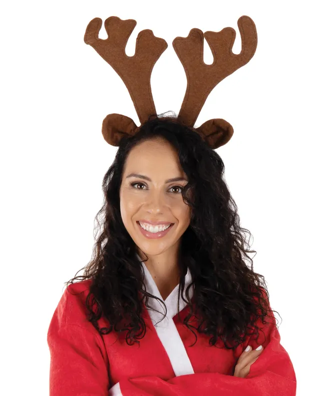 ptit-clown-rentier-haarreif-braun-erwachsene-weihnachtskost-m-accessoire image 1