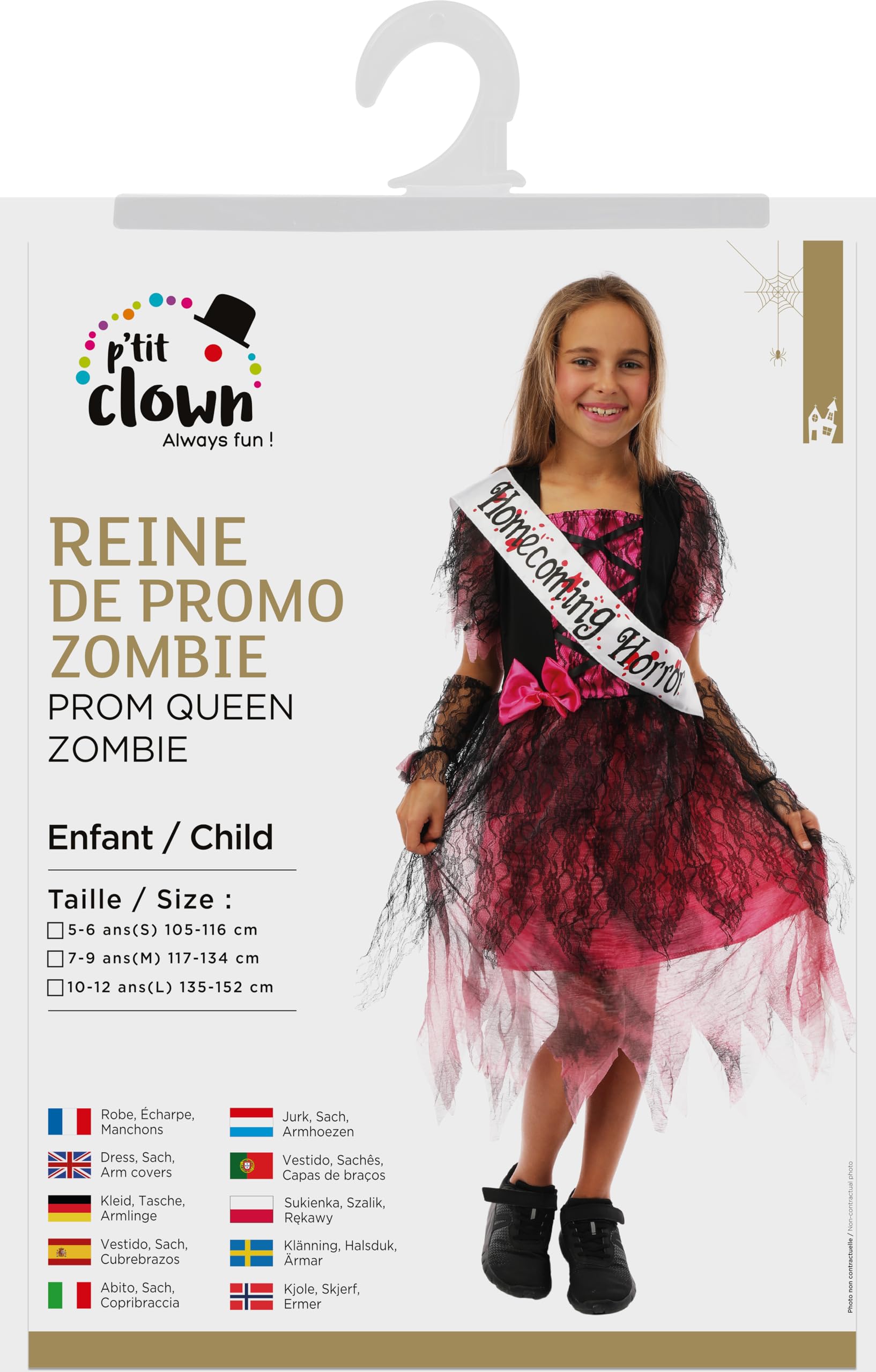 p-tit-clown-promo-k-nigin-zombie-kost-m-kinder-halloween image 5