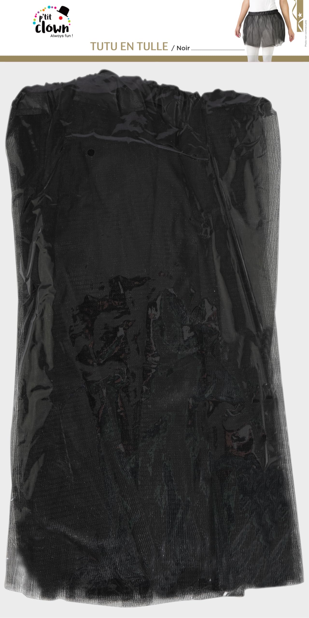 p-tit-clown-damen-t-ll-rock-schwarz-30-cm-petticoat image 3