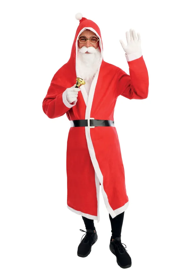 p-tit-clown-weihnachtsmann-kost-m-mantel-filz-erwachsene-einheitsgr-e image 1
