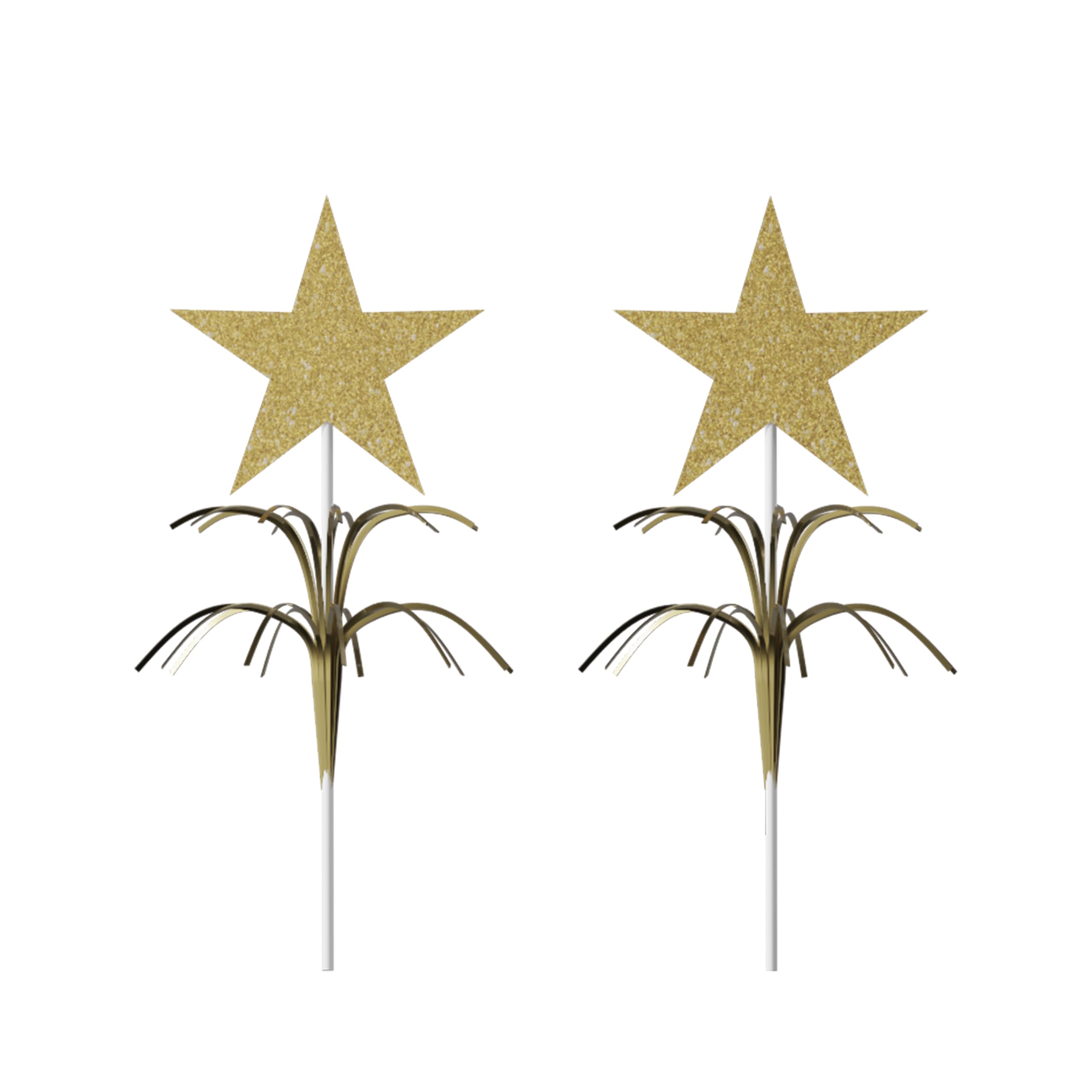 p-tit-clown-re22610-deko-sterne-gold-2er-set-kunststoff-stecker image 1